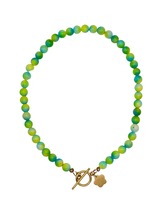 Eat your greens necklace